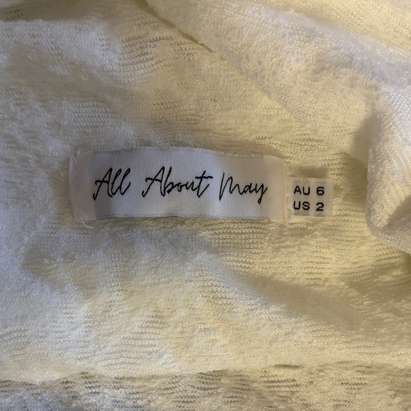 Lulus White Off-Shoulder Dress - Picture 3 of 3